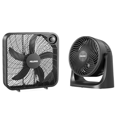 20 Inch Box Fan & 3 Speed Table Fan H65022