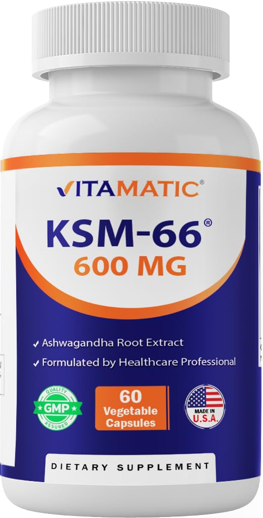 Ashwagandha Root Extract 600mg 60 Veggie Caps G82618