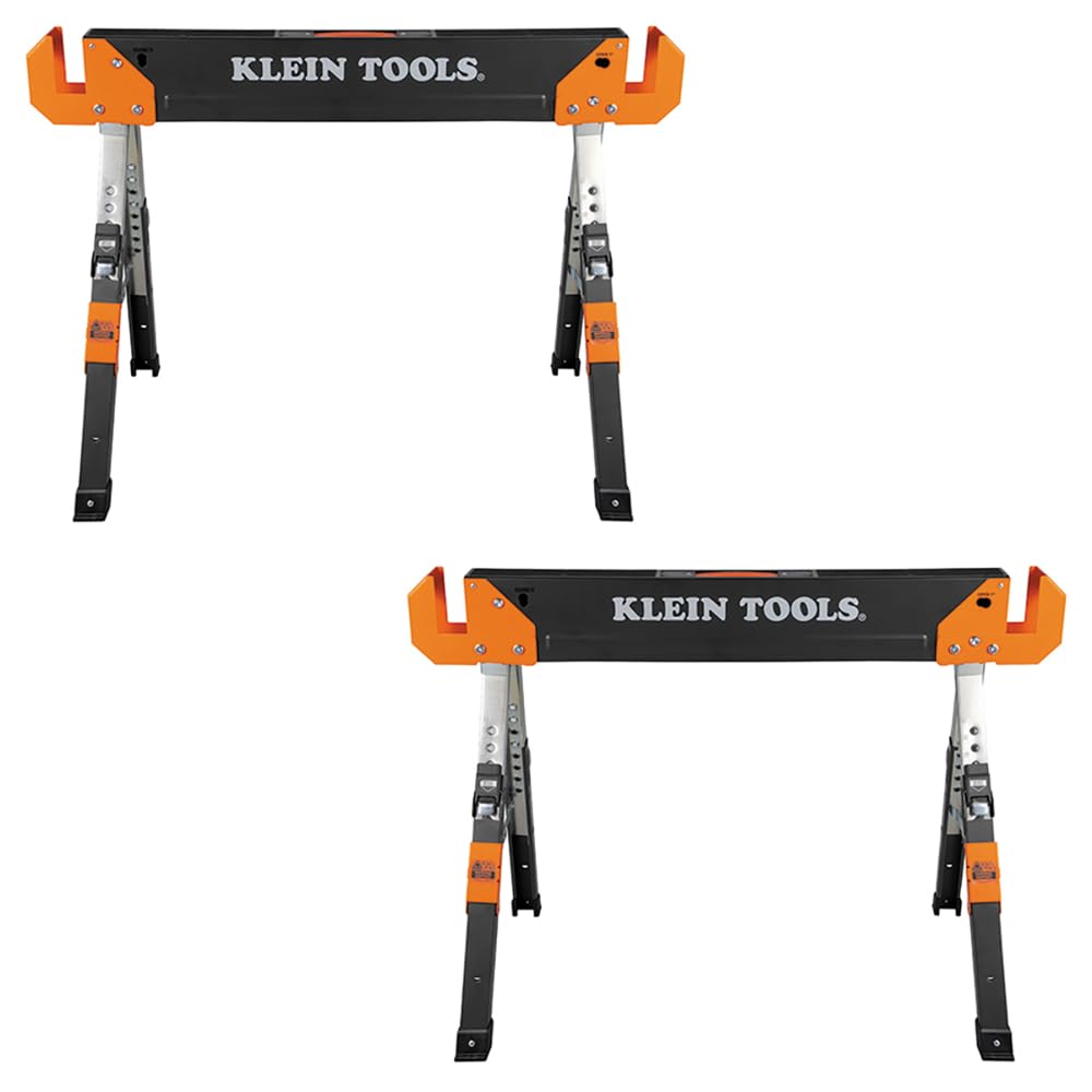 Adjustable Folding Sawhorse 2-Pack T459