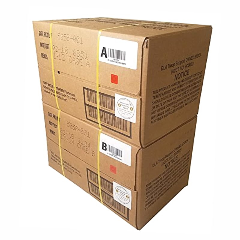 MRE Meals Ready to Eat A and B Cases with Heater G225