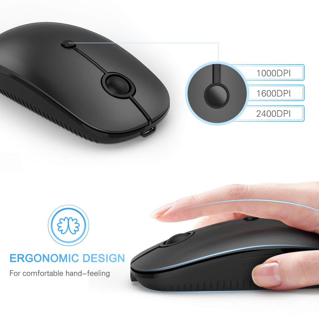 Type C Wireless Mouse, Black R58790