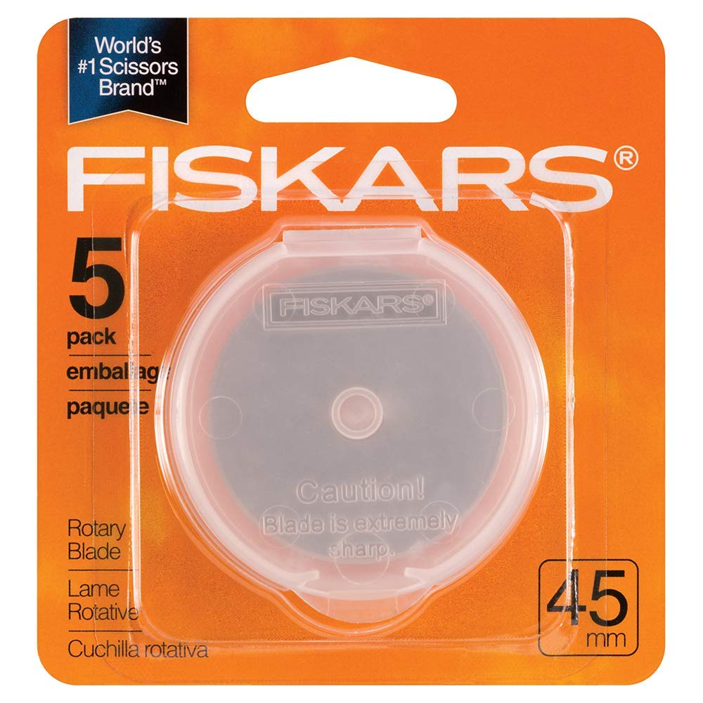 45mm Stainless Steel Rotary Cutter Blades 5-Pack V55522