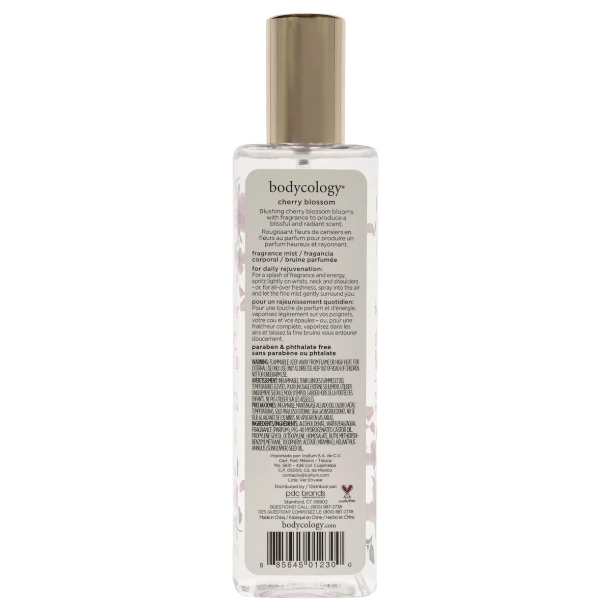 8 oz Fragrance Mist Spray Perfume for Women Cherry Blossom Cedarwood And Pear D480318