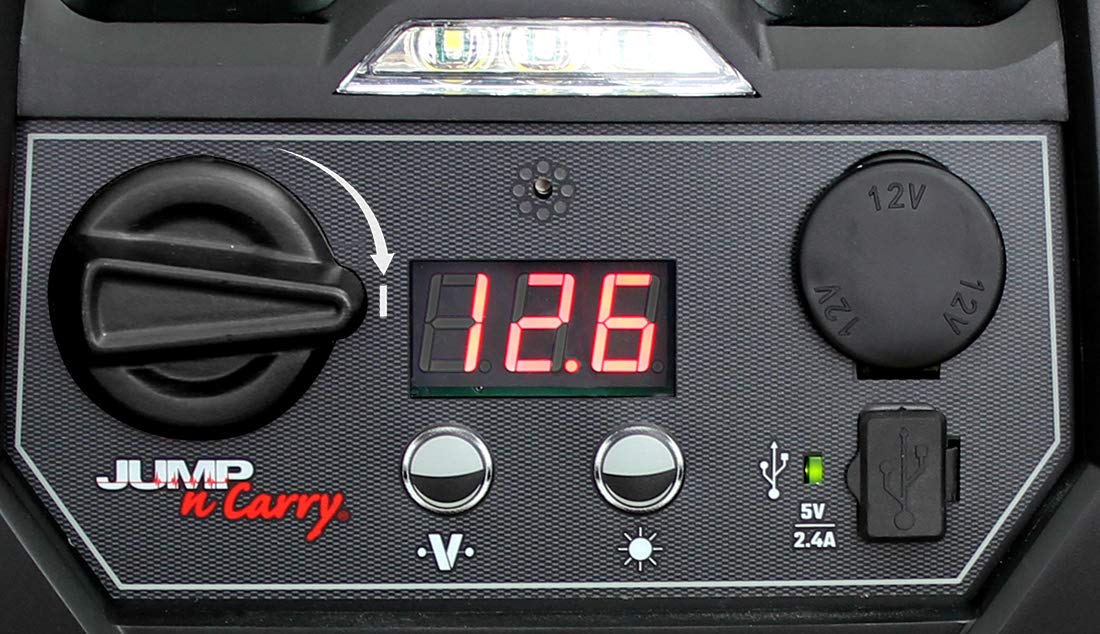 1100 Peak Amp Jump Starter with Air Compressor A168