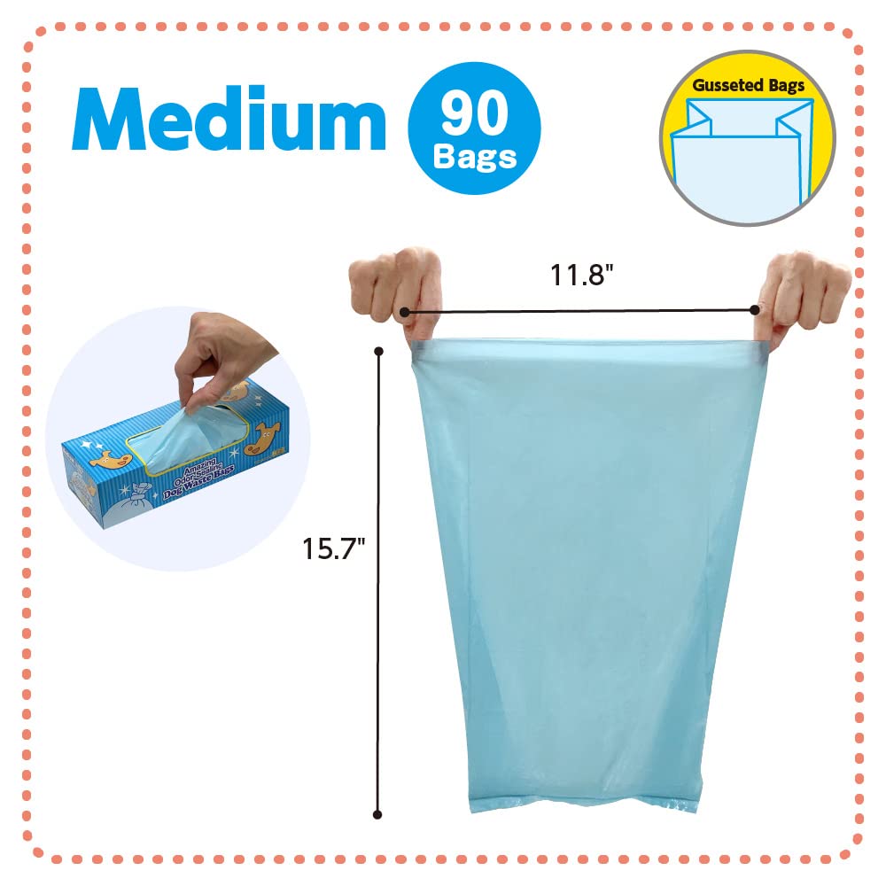 Unscented Dog Poop Bags 180 Count W9154