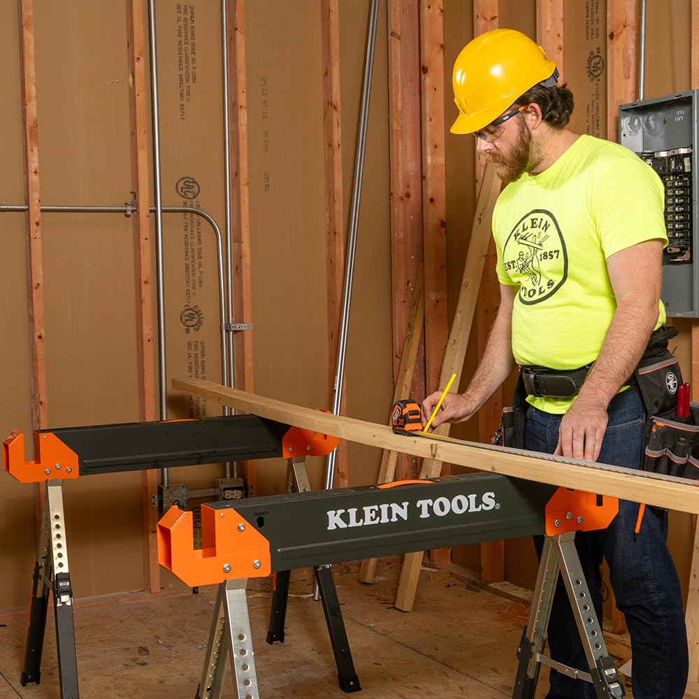 Adjustable Folding Sawhorse 2-Pack T459