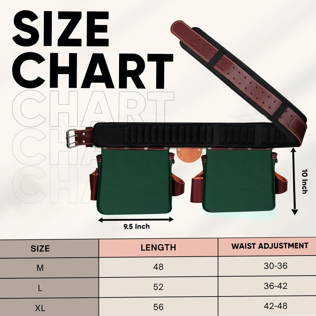 Electrician Tool Belt Combo with Back Support W2161