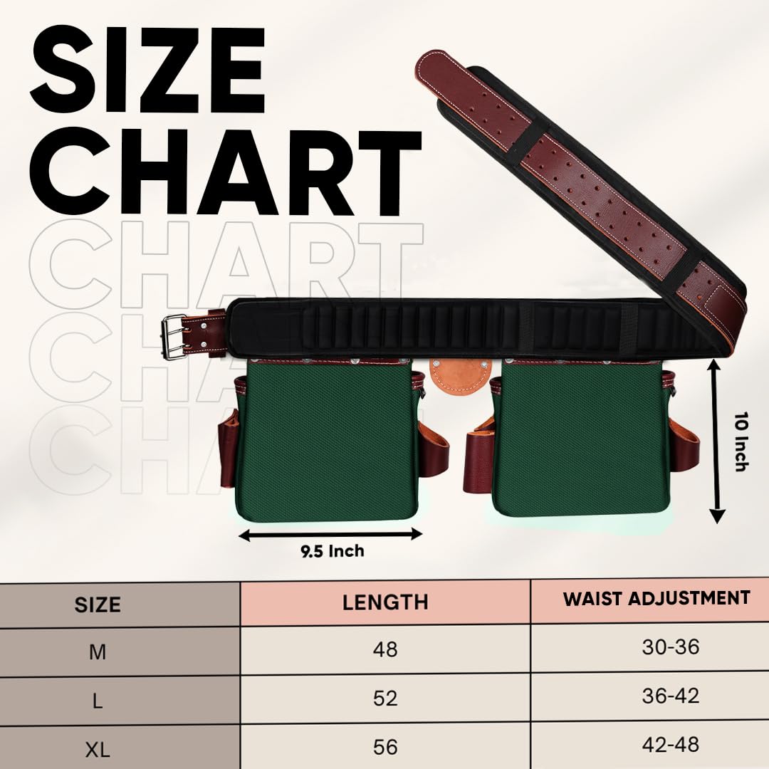 Electrician Tool Belt Combo with Back Support W2161