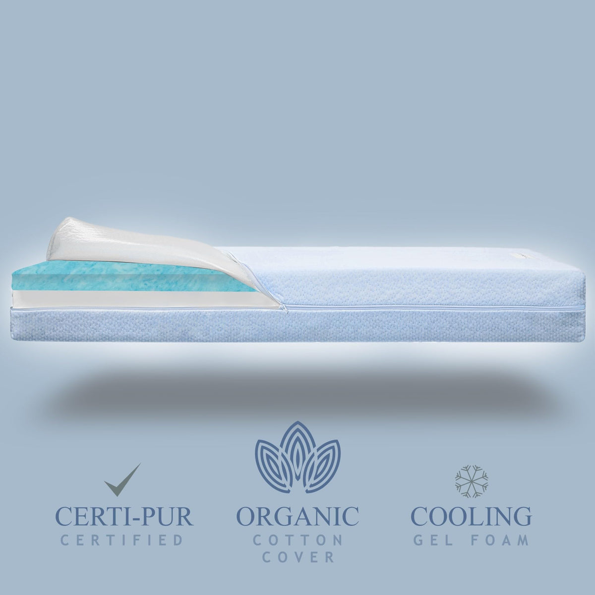 Organic Cotton Dual-Sided Crib Mattress K94846