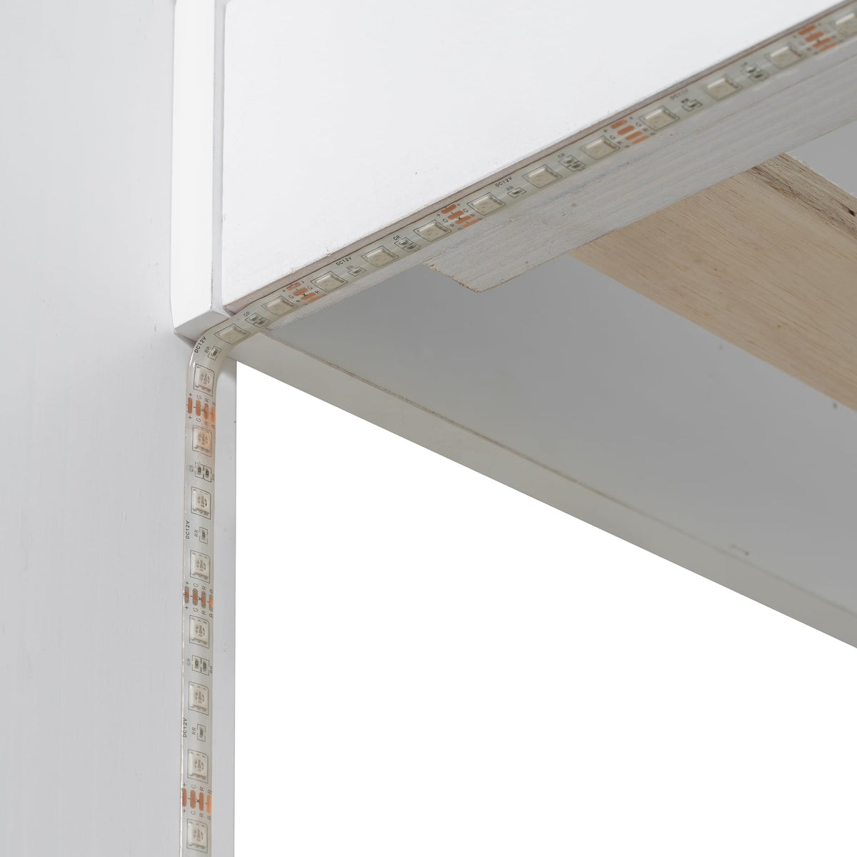 Twin Over Full Bunk Bed with Storage Shelves W95151