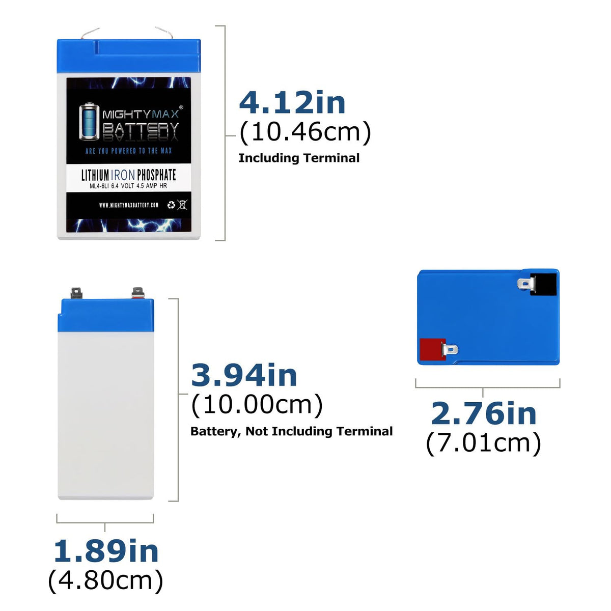 6V 4.5AH Lithium Replacement Battery U193002