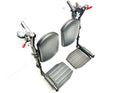 Wheelchair Elevating Leg Rest with Padded Leg Pads and Rotatable Adjustable Footrests F107