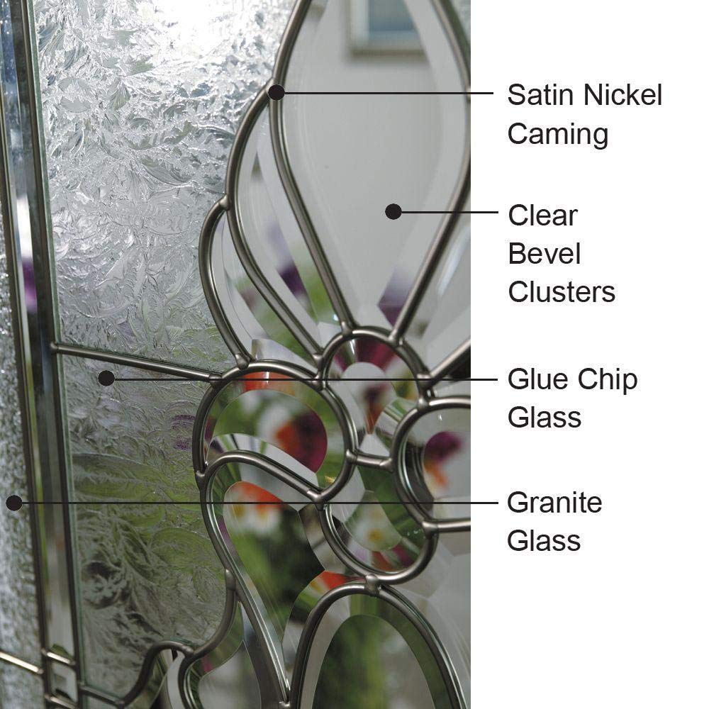 Steel Left Hand In-Swing Exterior Prehung Door 64 inch x 80 inch N41815