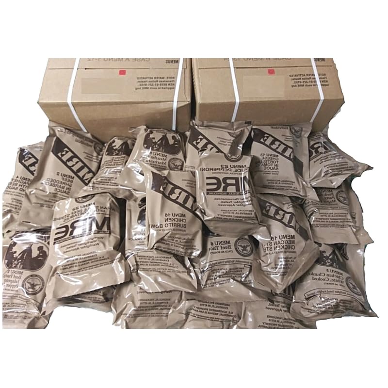 MRE Meals Ready to Eat A and B Cases with Heater G225