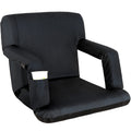 20.5"/25" Wide Padded Stadium Seat with Back Support J461