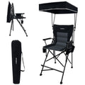 Oversized Folding Director Chair with Canopy and Footrest A4926