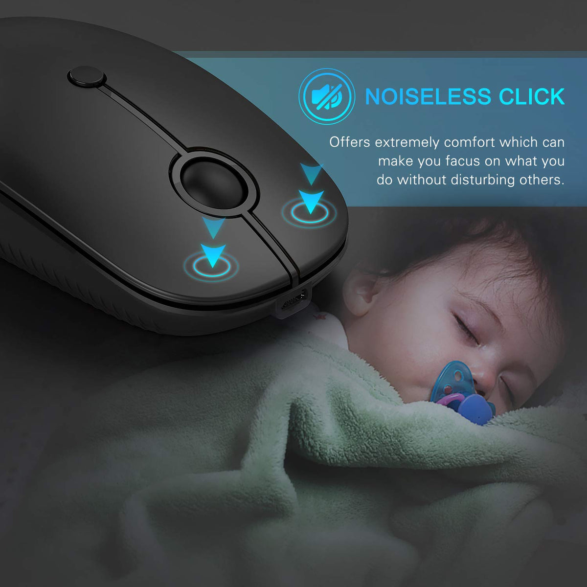 Type C Wireless Mouse, Black R58790