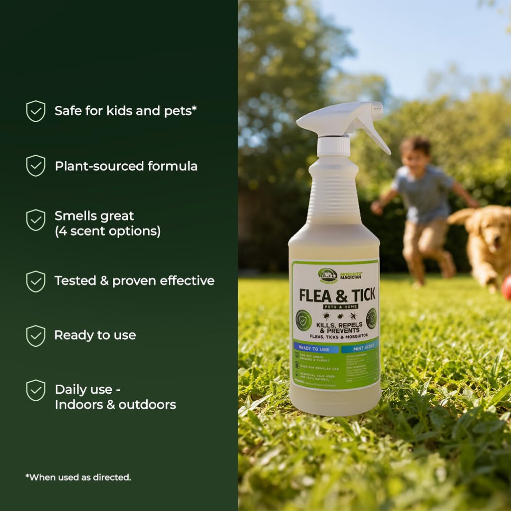 Lemongrass Flea Tick Mosquito Spray 16 OZ J153
