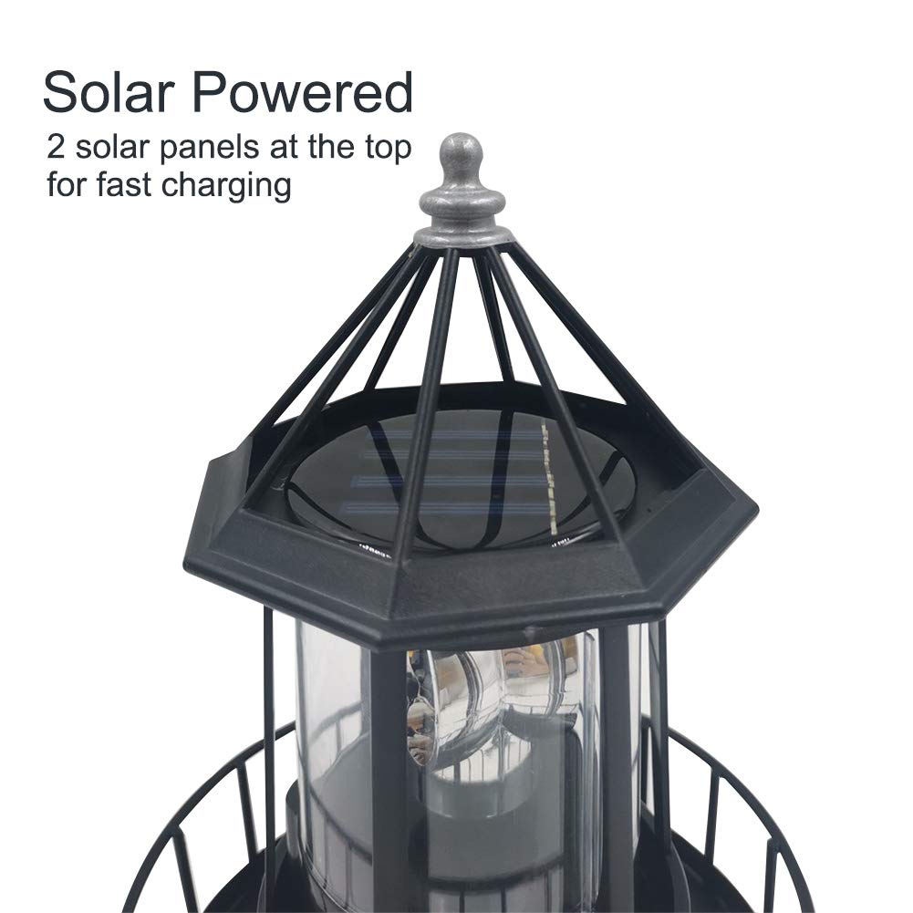 Solar Powered Lighthouse Outdoor Light H763435
