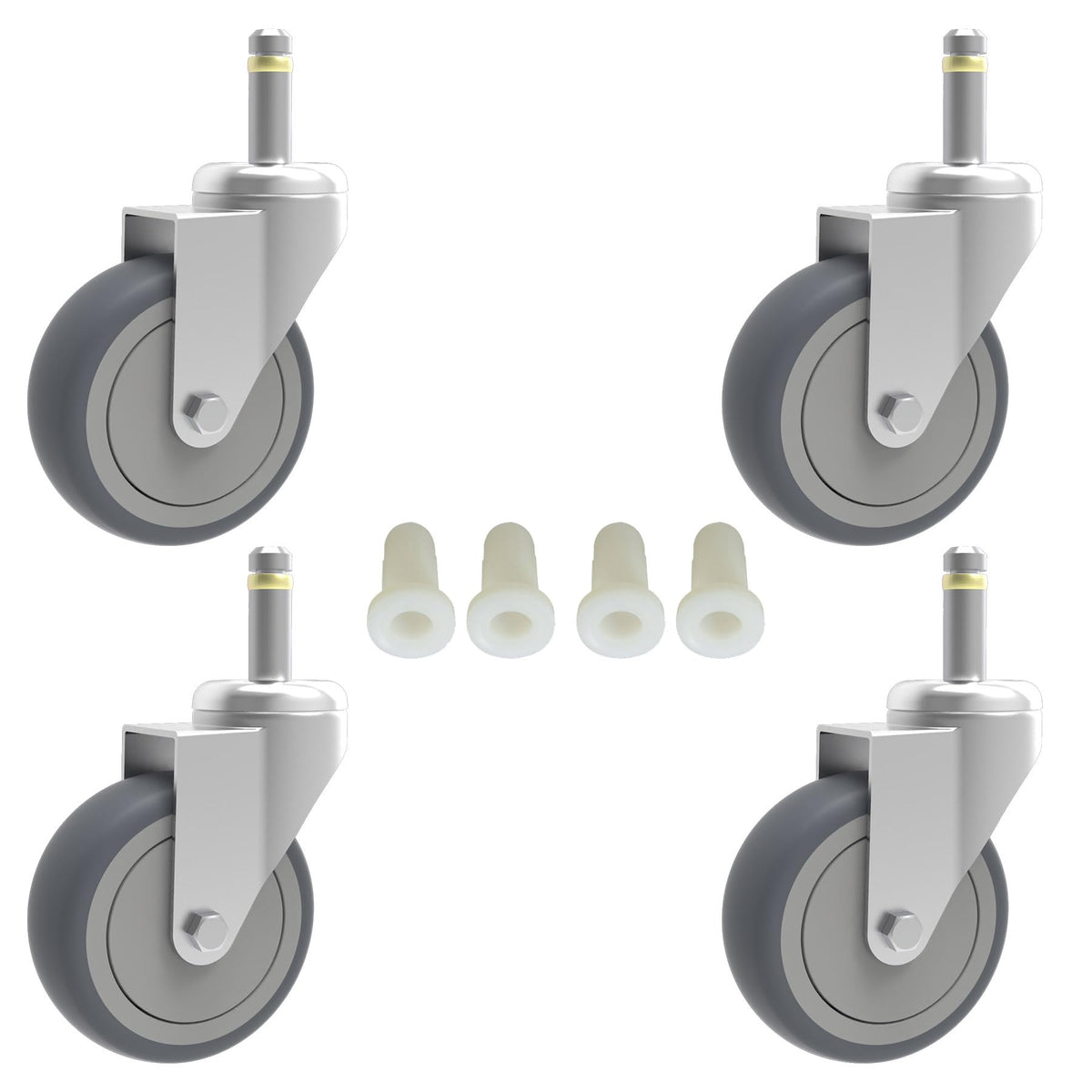 3-Inch Swivel Stem Caster 4 Pack F29517