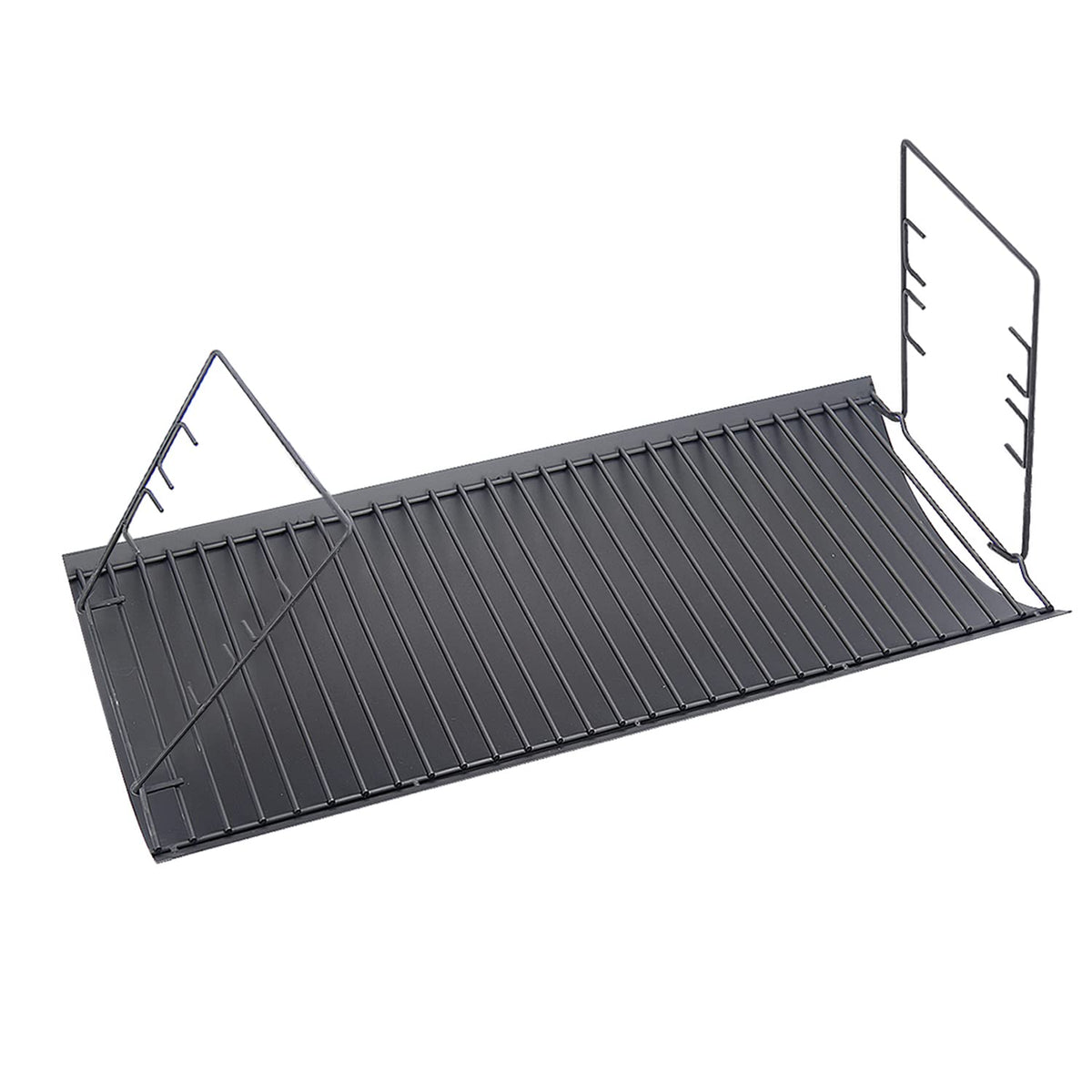27 inch Charcoal Ash Pan Replacement with 2pcs Grate Hanger J844
