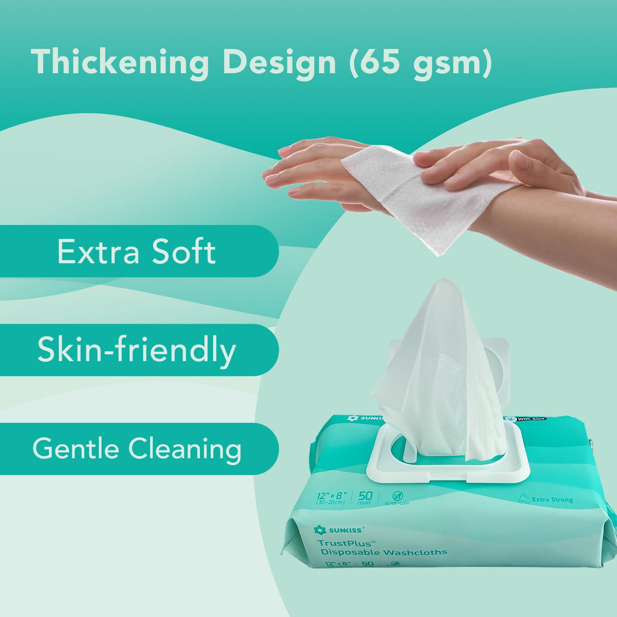 Large Incontinence Disposable Underwear 16 Count & Wet Wipes 200 Count E418