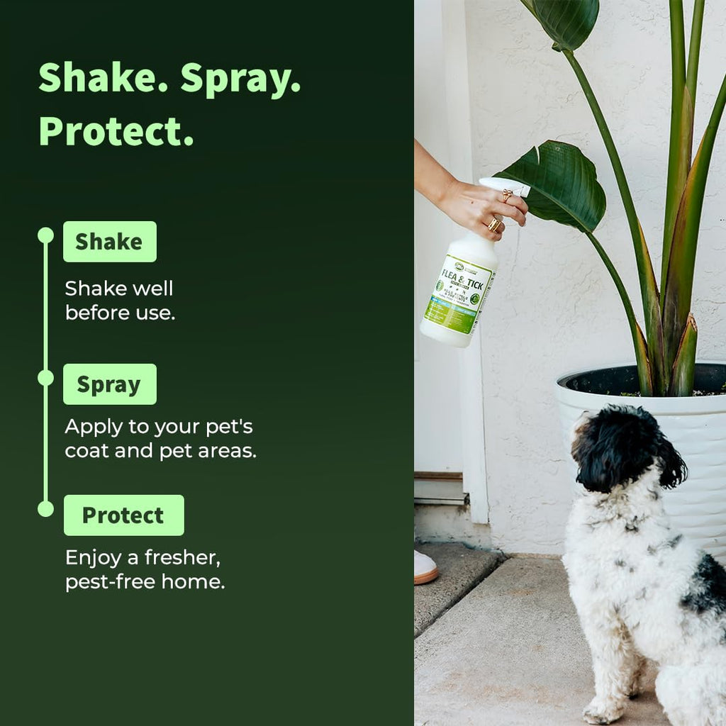 Lemongrass Flea Tick Mosquito Spray 16 OZ J153