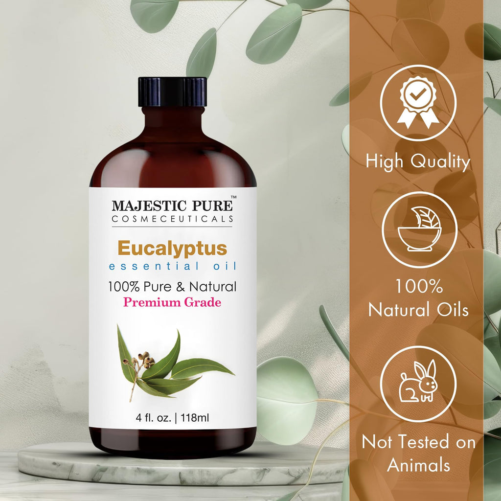 Eucalyptus and Frankincense Essential Oil 4 Fl Oz L53544
