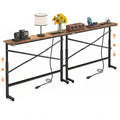 78.8 Inch Narrow Console Table with 2 AC Outlet H4584