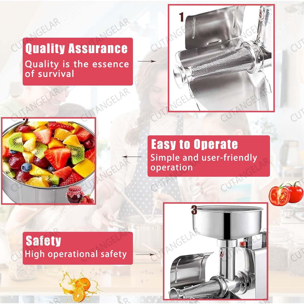 Commercial Grade Electric Sauce Machine 450W with Large Hopper F921