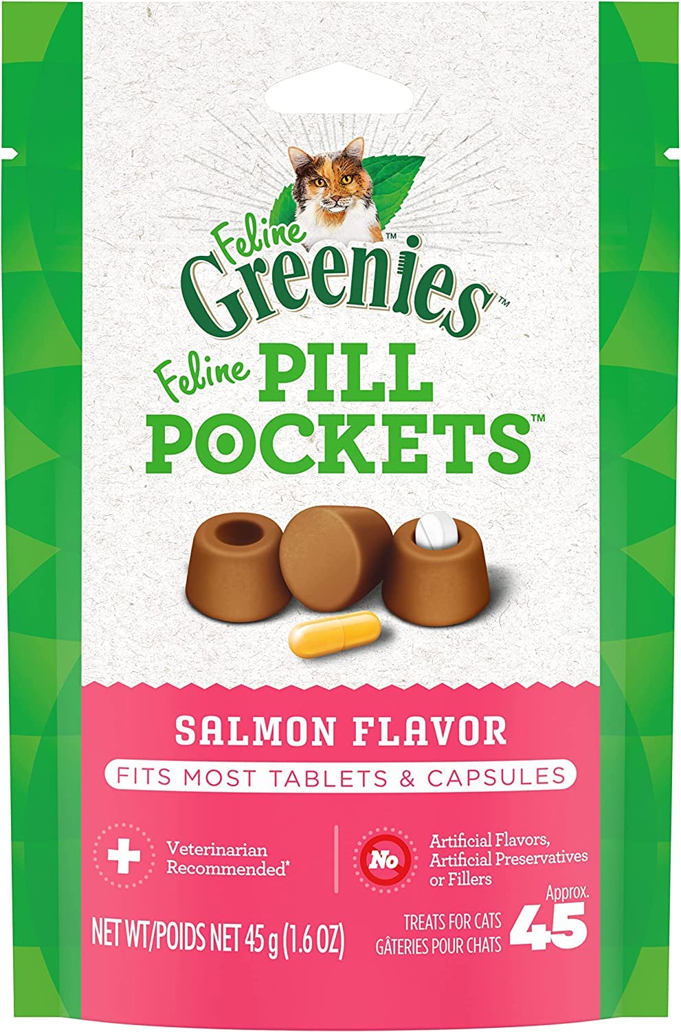 Salmon Cat Treats 1.6 oz Pack of 3 C66495