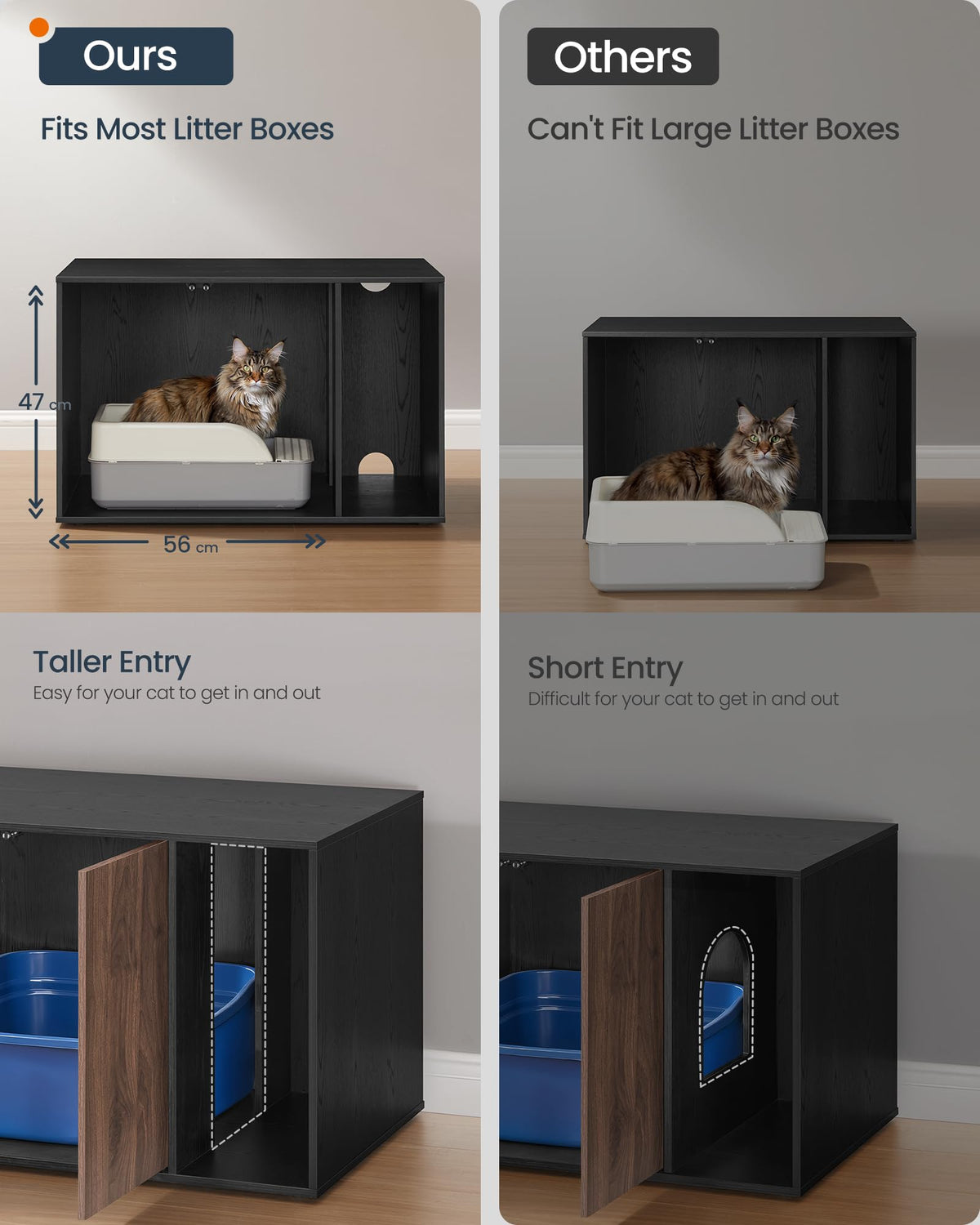 Cat Litter Box Enclosure E6247