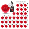 32 Pack Automatic Poultry Waterer Cups with Mounting Hole Opener Z75131
