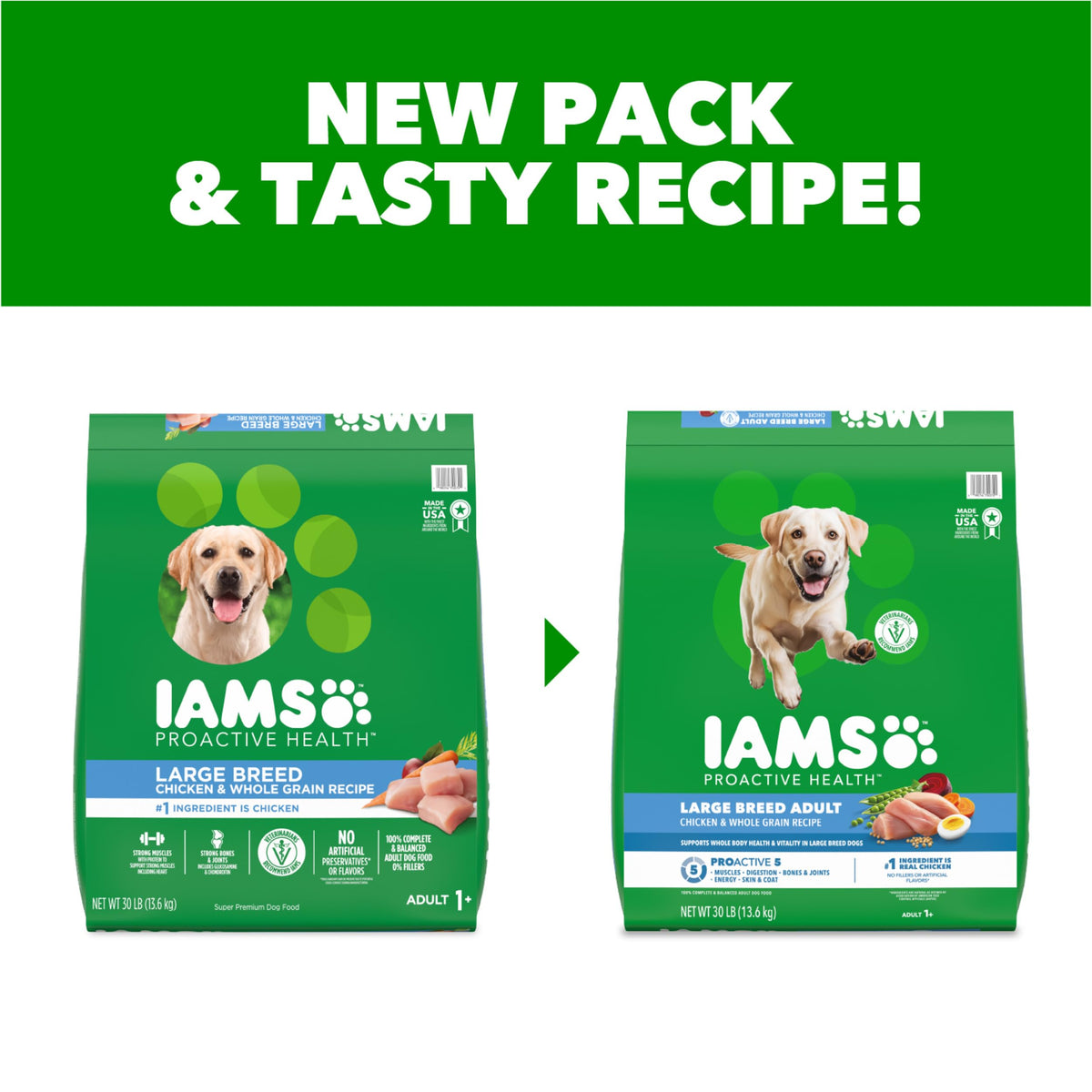 Large Breed Chicken Dry Dog Food 30 lb N153679