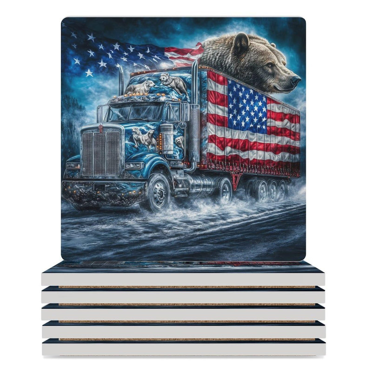 Ceramic Coasters Set N8557