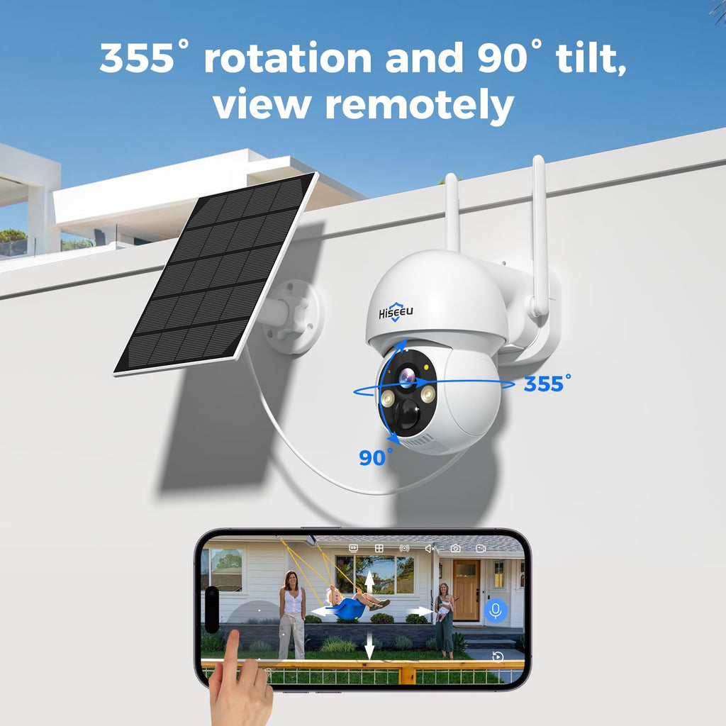 Solar Security Camera 4 Cam-Kit 4MP Wireless B331