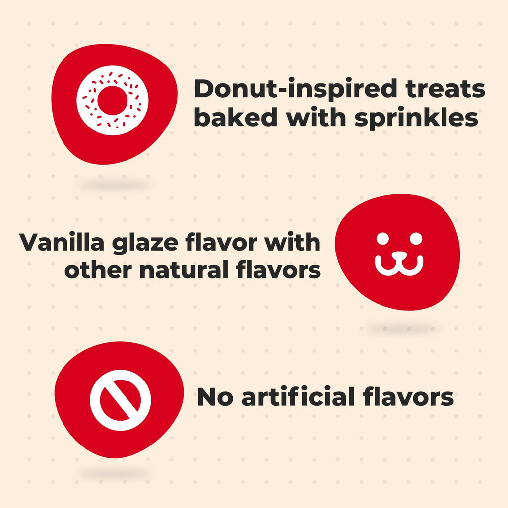 Vanilla Glaze Flavor Dog Biscuits, 8 Oz. E6184