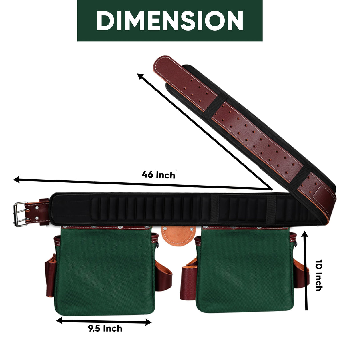 Electrician Tool Belt Combo with Back Support W2161