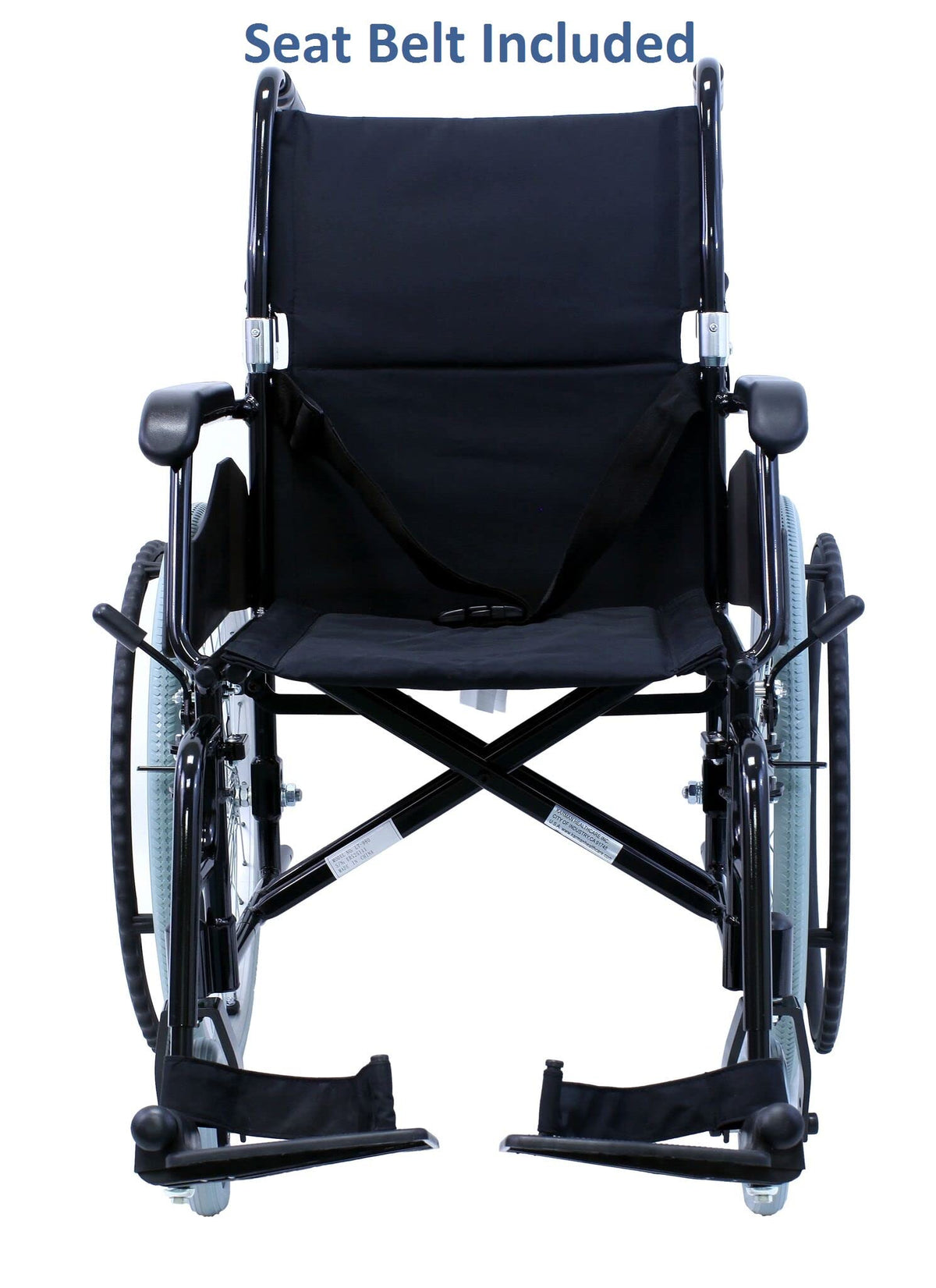 Black Ultra Lightweight Wheelchair A6382