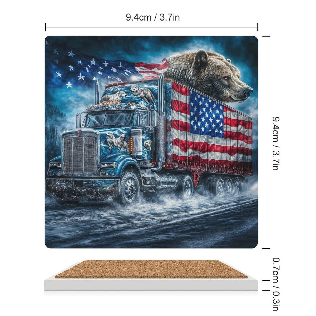 Ceramic Coasters Set N8557
