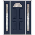 Steel Left Hand In-Swing Exterior Prehung Door 64 inch x 80 inch N41815
