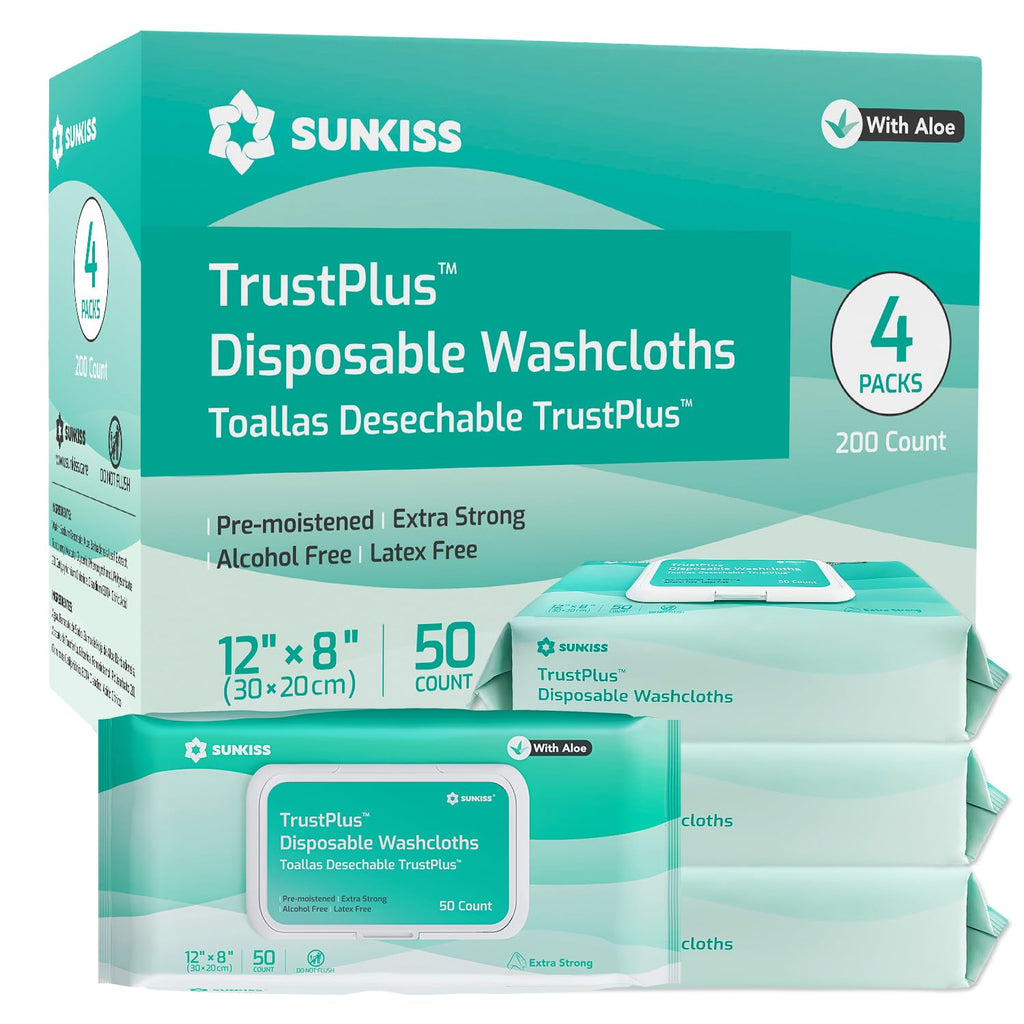Large Incontinence Disposable Underwear 16 Count & Wet Wipes 200 Count E418