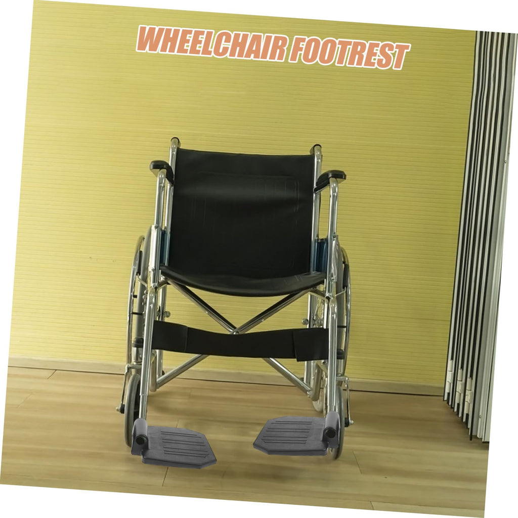 Universal Heavy Duty Wheelchair Footrest Replacement Adjustable Leg Rest Pedals A6604