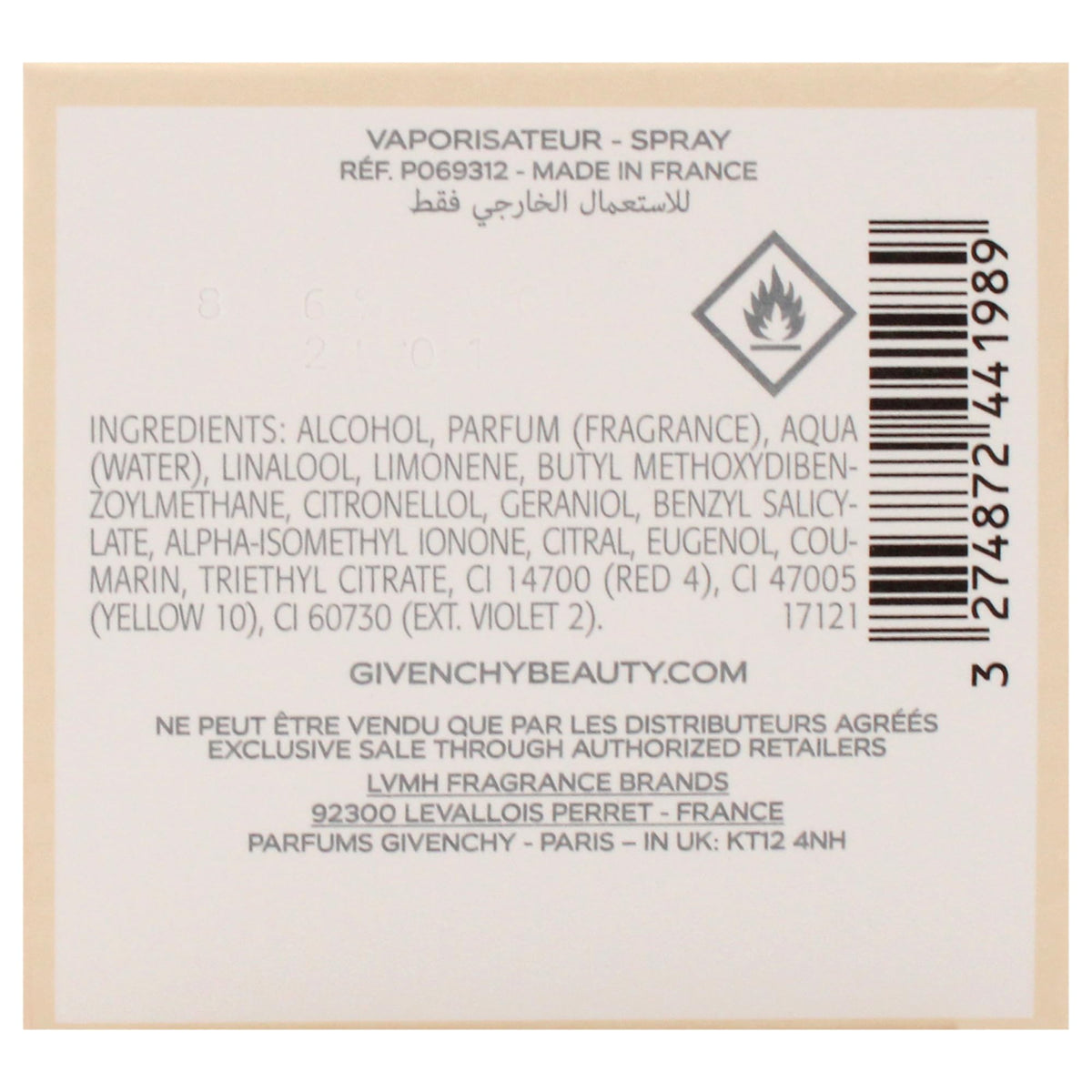 2.7 oz EDT Spray P374280