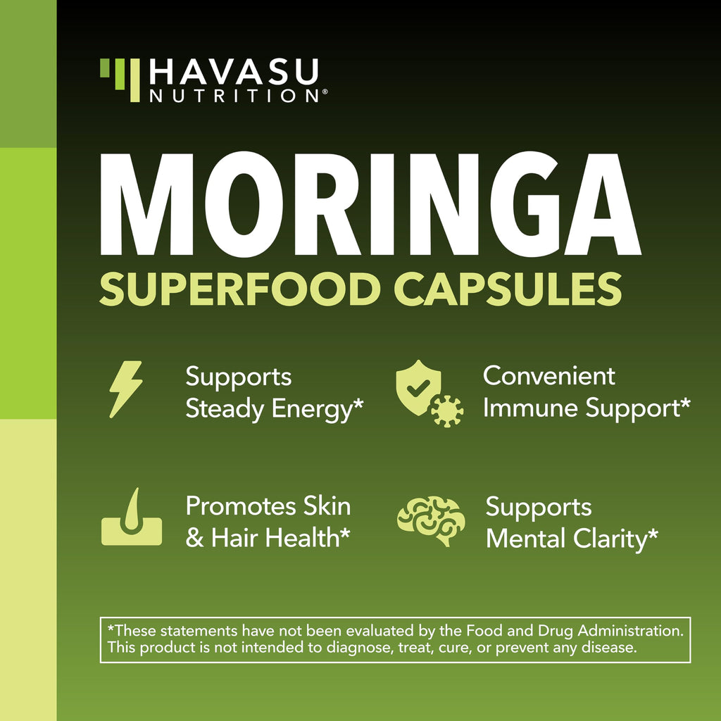 Moringa Capsules 800mg 120 Count W426501