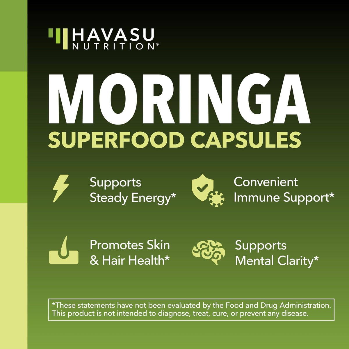 Moringa Capsules 800mg 120 Count W426501