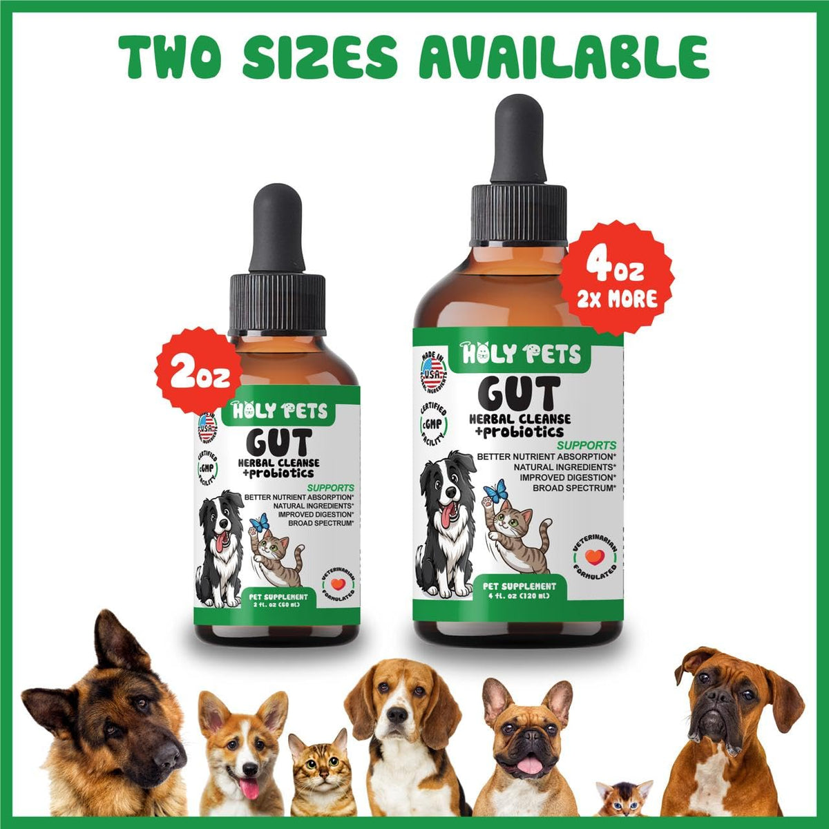 2 oz Liquid Wormwood & Black Walnut Pet Supplement W39990