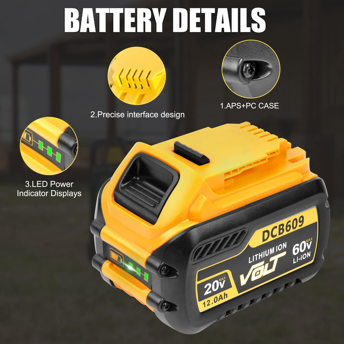 2 Pack 12.0Ah Replacement Battery Z118149