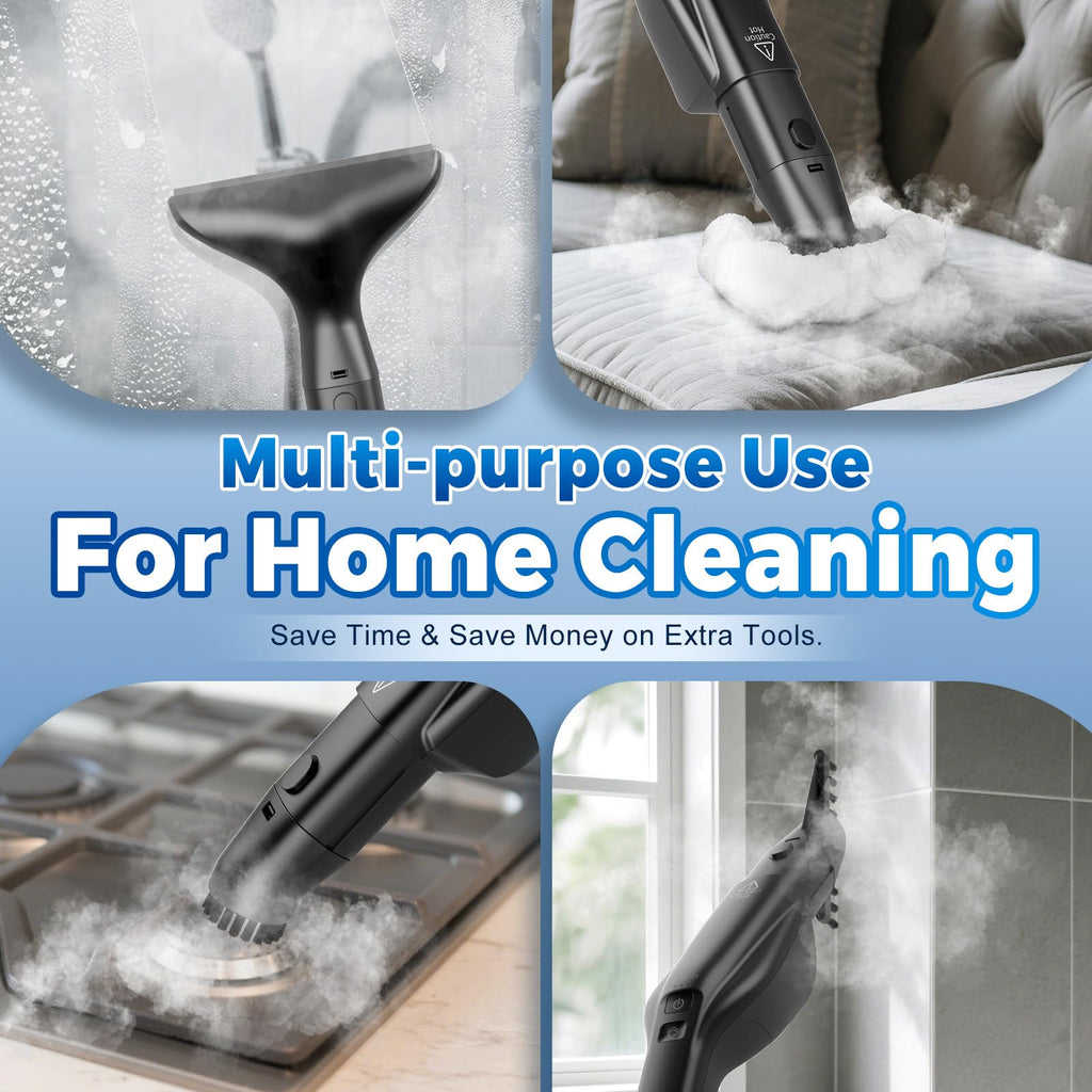 Heavy Duty Detachable Steam Mop Cleaner with 17 Accessories I99423