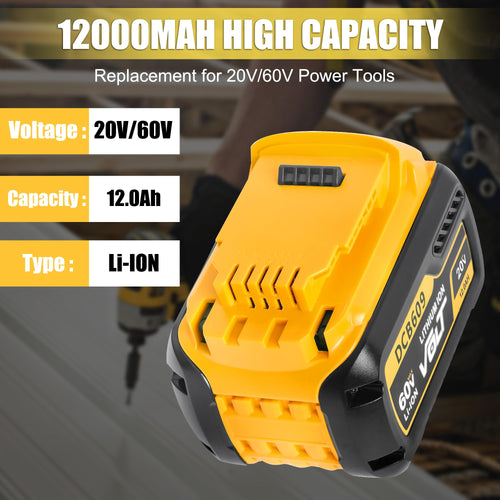 2 Pack 12.0Ah Replacement Battery Z118149